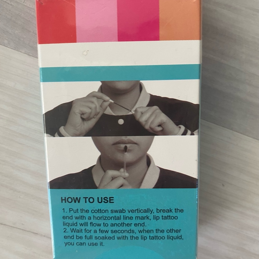 Tatoo lipstick